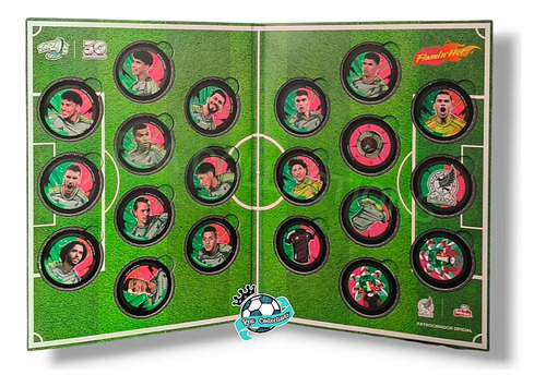 Álbum Coleccionador + 20 Tazos De La Selección Mexicana 2024