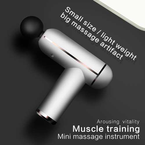 Pistola De Masaje De Fascia: 32 S, 4 Cabezales, Portátil Y D