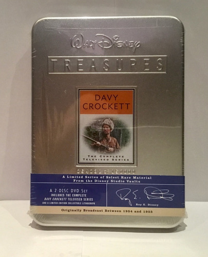 Davy Crockett Disney Serie Completa 2 Dvd Lata Nueva Box 