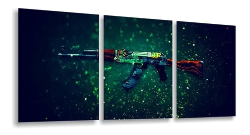 comprar Quadro Gamer Ak 47 Skin Parede Quarto Jogos De Nerd 3p