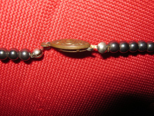 Antiguo Collar Piedras Onix, De Dama,nb56.