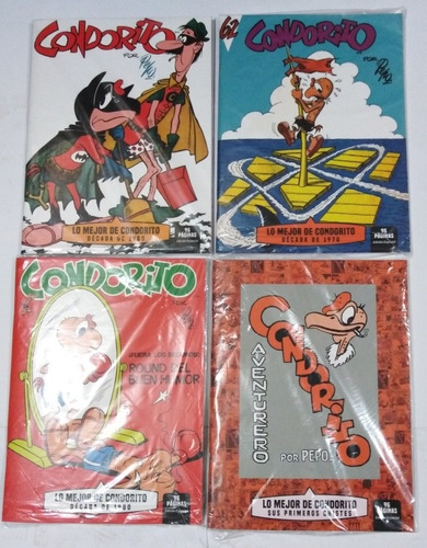 Pack 4 Revistas Lo Mejor De Condorito 96 Paguinas