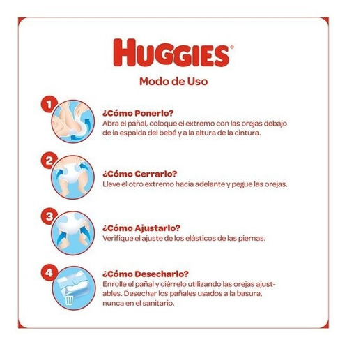 Imagen 7 de 9 de Pañales Bebe Huggies Natural Care Talla Pequeña 8x30 Und