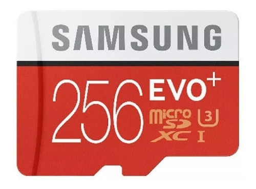 Memoria Micro Sd 256gb Samsung Evo Plus Clase 10 4k Original