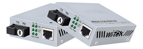 Transceiver Convertidor Medio (par) 10/100mbps Wi-tek