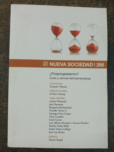 Nueva Sociedad Nº 266 * Posprogresismo * Aa.vv. *