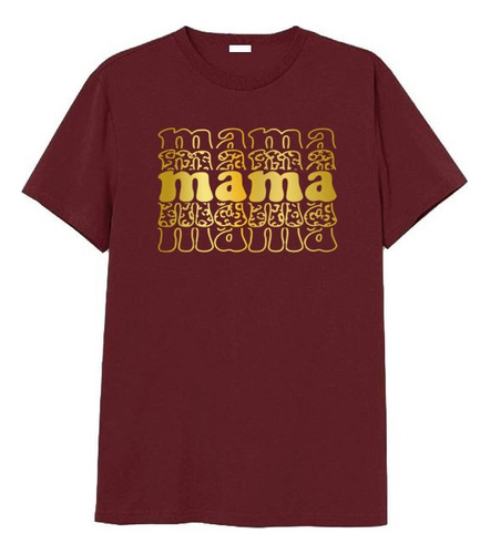 Remera Algodon - Dia De La Madre- Mamá - Animal Print