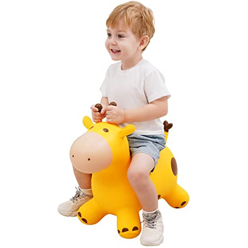 Giraffe Bouncy Horse Hopper Niños Pequeños, Caballo S...