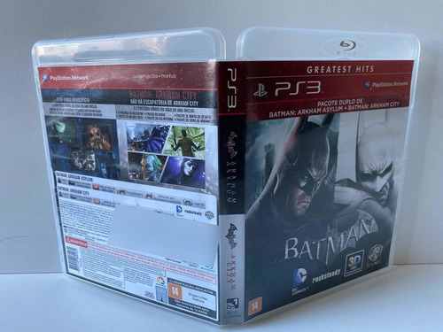 Batman Duplo Ps3 Usado ( Física ) (Usado)