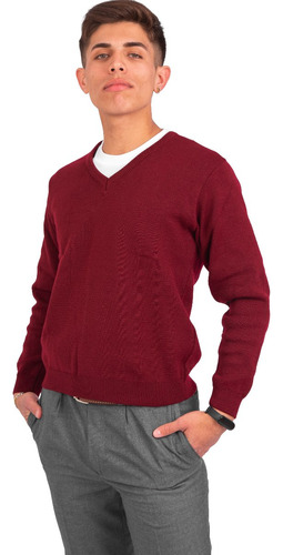 Sweater Pullover Premium Colegio Hombre Mujer 18-56 Presente