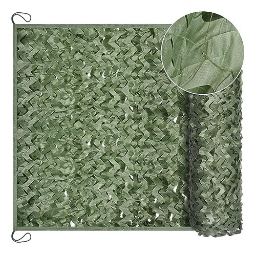 Red De Camuflaje Para Camping 0.32x0.21 M (verde Oscuro)