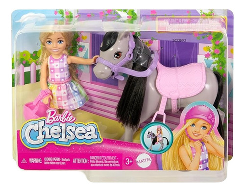Boneca Barbie Chelsea Passeio De Pônei - Mattel