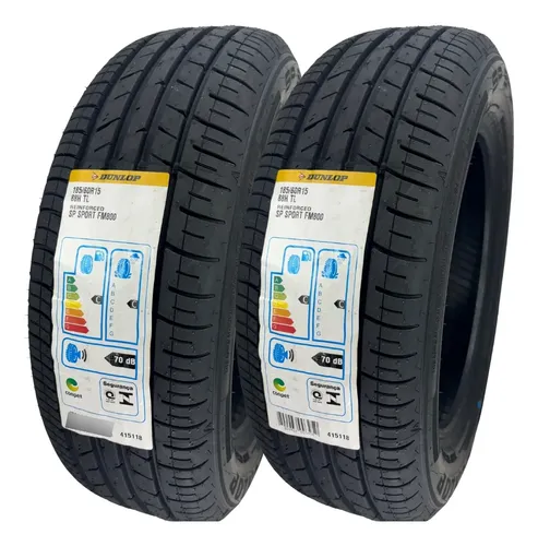 Jogo 4 Pneus Dunlop Sp Sport Fm800 185/60r15 88h Novo | Frete grátis