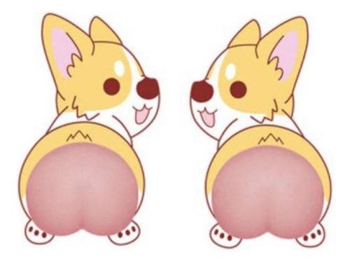 Funda para teléfono móvil con 2 pegatinas, Soft Butt Squishy Fidget