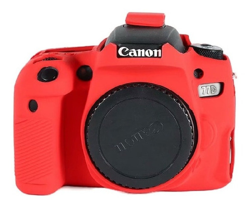 Funda De Silicona Suave Para Cámara Canon Eos 77d