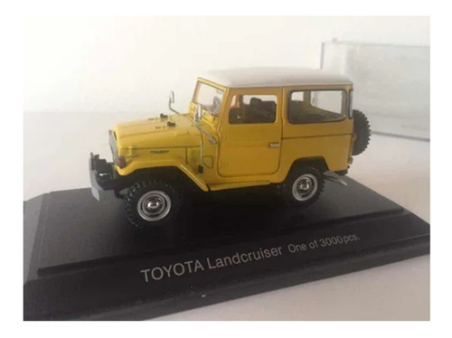 Toyota Fj40 - Hardtop Amarilla - Escala 1/43