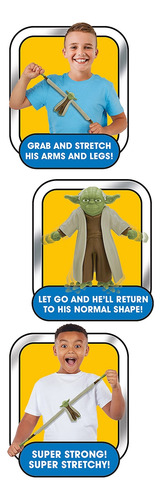 Boneco Elástico Mestre Yoda Saga Star Wars Original 3653