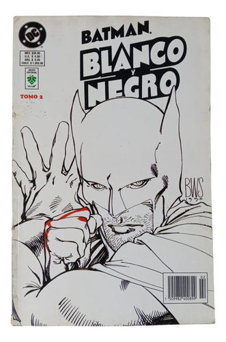 Batman Blanco Y Negro. Tomo 1 Y 2. Dc Comics. Editorial Vid.