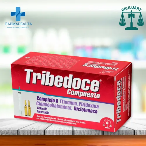 Tribedoce Compuesto Solución, 3 Ampolletas Promo 3 Pzas