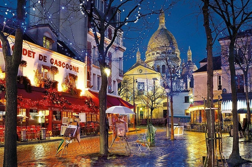 Rompecabezas Clementoni High Quality Collection París - Montmartre 31999 de 1500 piezas
