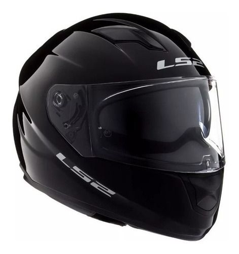 Casco para moto integral LS2 Stream Evo FF320  black  solid talla XXL 