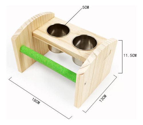 Cuenco Para Pájaros De Acero Inoxidable, Dispensador De