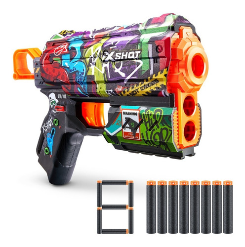 Lanzador De Dardos Skins Flux Graffiti - Xshot