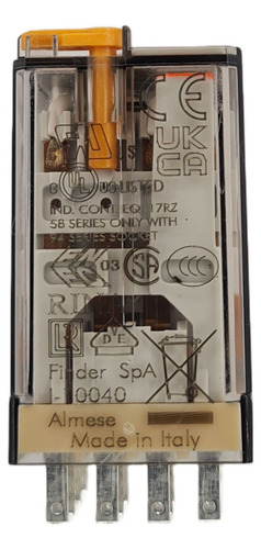 Relevador 48v Ac 7a, 14 Pines Finder Con Base