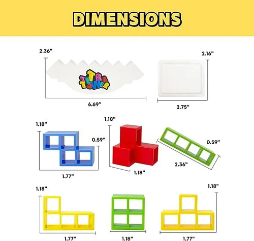 Juego De Equilibrio Educativo Tetra Tower Tetra Tower 32-48