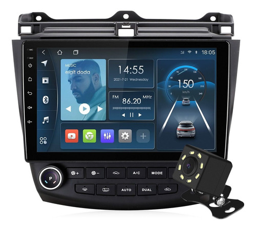 Estéreo 1+32g Para Honda Accord 2003-2007 Gps Fm Bt Wifi