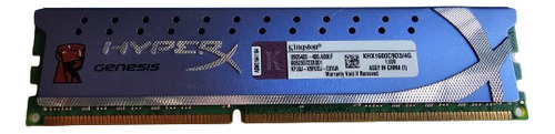 Memoria King Hyperx Genesys Azul 4gb 1 Khx1600c9d3/4g