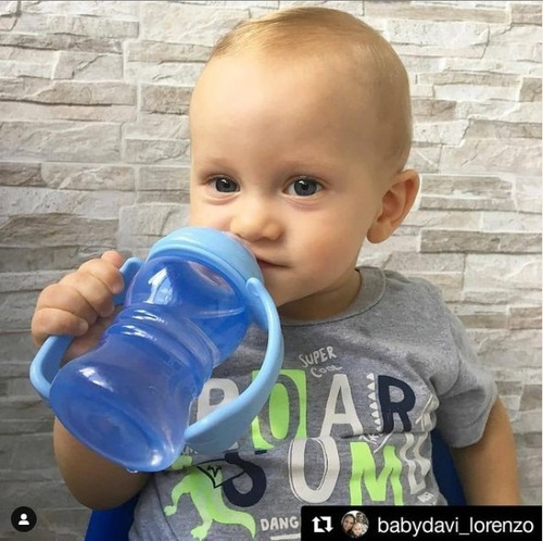 Copo Treinamento Lolly Clean Bico De Silicone Com Alça