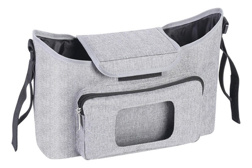 Univesal Stroller Caddy Portable Mommy Bag Desmontable Gris