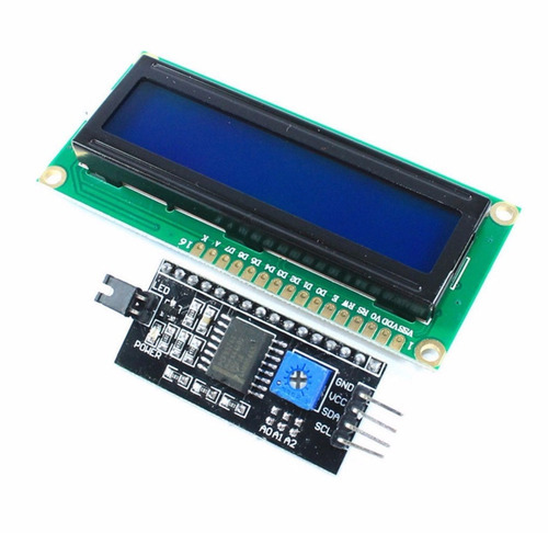 Display Lcd 1602 16x02 + Modulo Iic I2c Arduino Já Soldado.