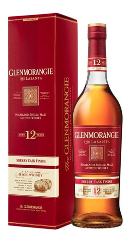 Whisky Glenmorangie Lasanta (750ml/ 43%) Single Malt 