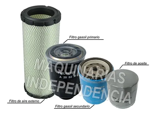 Recambio Filtro Basico Autoelevador Heli H3 2500kg 4jb1