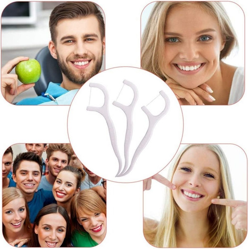 30 Sets De 100 Hilo Dental Limpieza Higiene Bucal Dientes