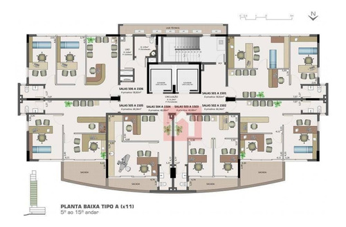 Imagem 2 de 10 de Sala À Venda, 58 M² Por R$ 549.746,28 - Centro - Santa Cruz Do Sul/rs - Sa0058