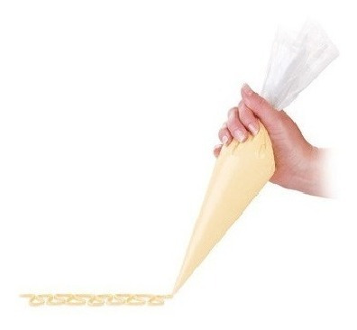 Imagen 3 de 5 de Manga Pastelera Desechable Ateco 30 Cms Caja 100 Piezas 4712