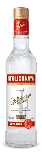 Pack De 12 Vodka Stolichnaya 375 Ml