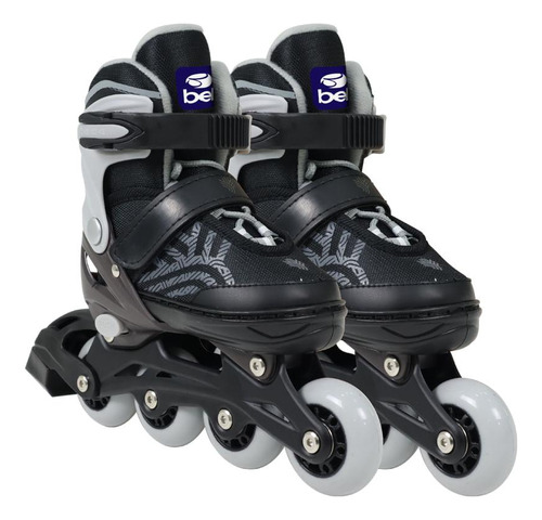 Patins Inline Bel Flexx 3.0 Prata G (37-40) (p55)