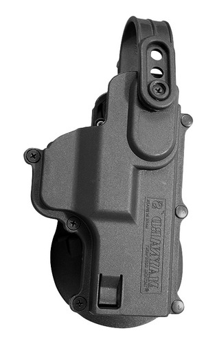 Coldre Cintura Maynards Mc04 Paddle Em Polímero Preto