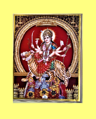 Afiche Poster Diosa Madre Durga Divinidad  Hinduismo