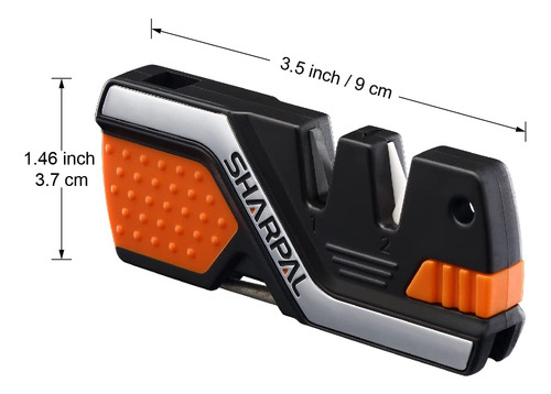 Afilador De Cuchillos Sharpal, 6 En 1, Portátil