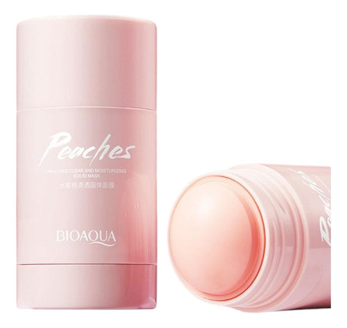 Mascarilla En Barra Bioaqua De Durazno Limpieza Profunda 40g Tipo De Piel Mixta