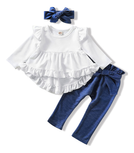 Nzrvaws Ropa De Bebe Nina Pequena Traje 3 6 12 18 24 Meses 2