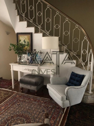 Imagem 3 de 24 de Casa Em Condomínio Cidade Jardim, Com 4 Suítes, Sala Visita Sala Jantar Lareira, Atrás Uma Sala Televisão 2 Closes Outra Sala Antes Da Suíte Do Terceiro Piso, Lavanderia Quarto D - Ca00480 - 684380