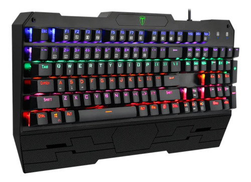 Teclado Mecanico T-dagger Battleship Rainbow - Revogames