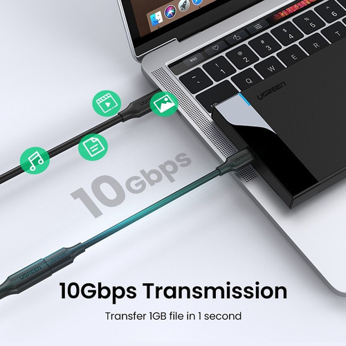 Cable Extensor Ugreen 10387 Usb C - Usb C 3.1 Thunderbolt 3
