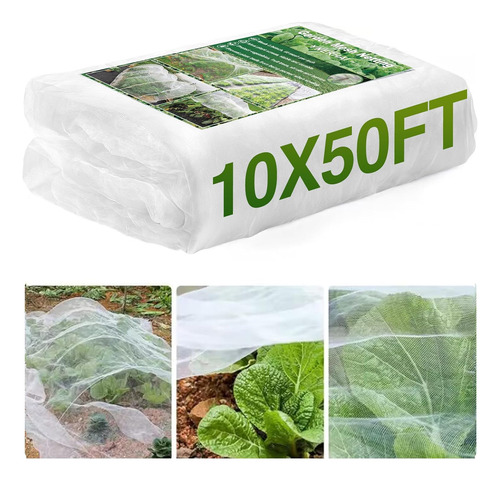 Malla De Jardin Ultra Fina P/plantas Verduras Frutas 3x15m.